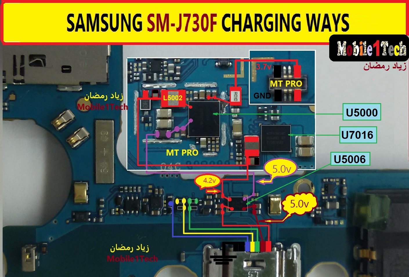 Samsung Galaxy J7 Pro J730 Usb Charging Problem Solution Jumper Ways
