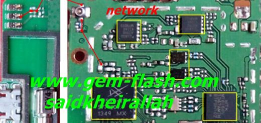 Lenovo A516 network problem signal solution jumpers