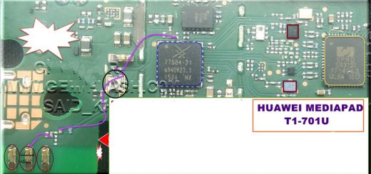 Huawei MediaPad T1- 701U network problem signal solution jumpers