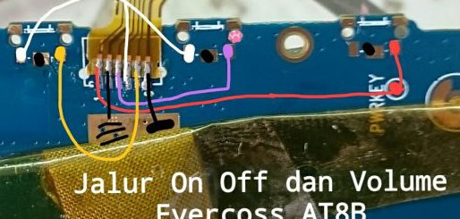 Evercoss AT8B winner Tab V-8GB Volume Up Down Keys Not Working Problem Solution Jumpers
